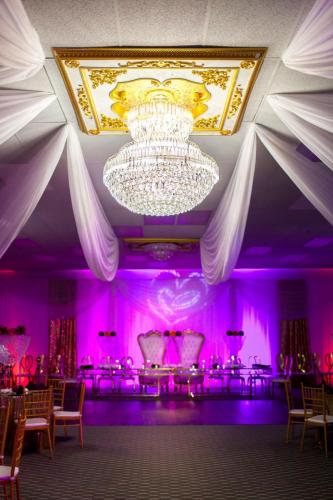 PurpleRose Event Hall chandelier